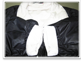 ダウンジャケットのクリーニング