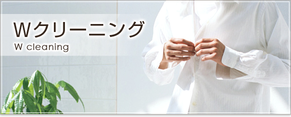 wクリーニング
