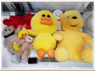 ぬいぐるみクリーニング