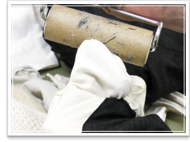 スーツなど前処理